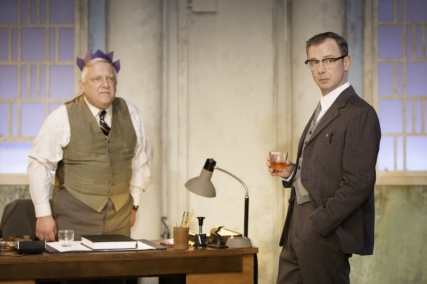Simon Russell Beale (Roote) and John Simm (Gibbs)