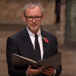 John Simm reads at Westminster Abbey to mark the Centenary of the Armistice